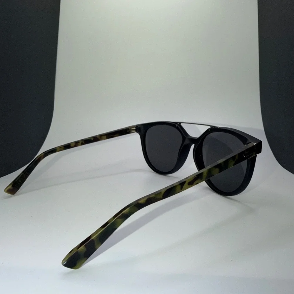 VonZipper Hitsville Sunglasses Camo Tortoise Double Bridge Matte Black Grey Lens